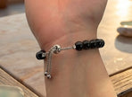 The Midnight Onyx Adjustable Bracelet | Waterproof