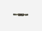 SPARQ silver-tone stainless steel double link chain bracelet with secure clasp closure.